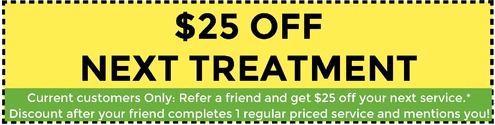 Refer a friend and receive $25 off next treatment | Mosquito Joe of Montgomery County